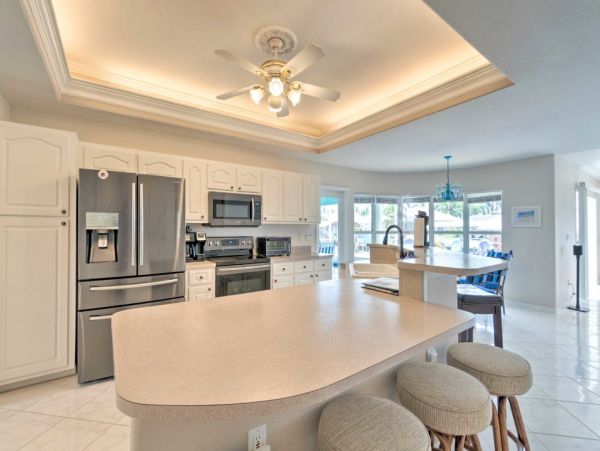 Cape Coral Three Bedroom Canal Front Vacation Home
