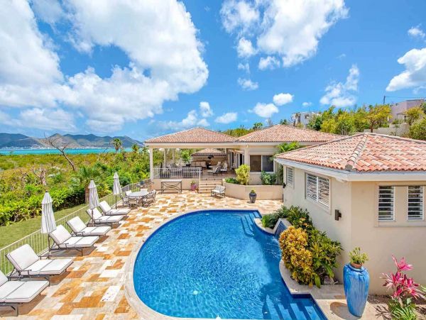 Saint Martin Luxury Six Bedroom Vacation Villa With Pool