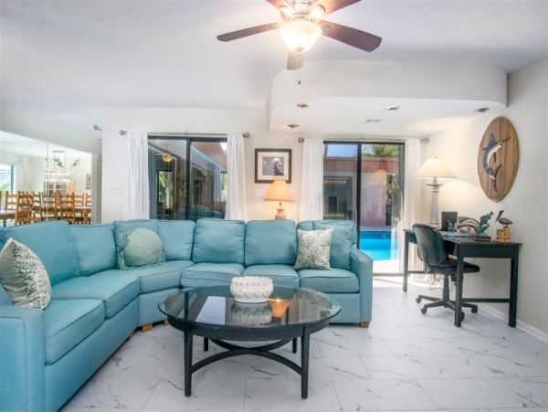 Gulf Side Marathon Home with Private Pool and Boat Dock