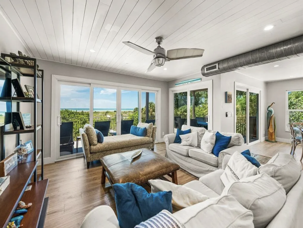 Siesta Key Beachfront Three Bedroom  House Rare Find!