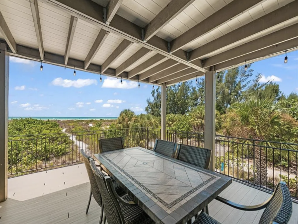 Siesta Key Beachfront Three Bedroom  House Rare Find!