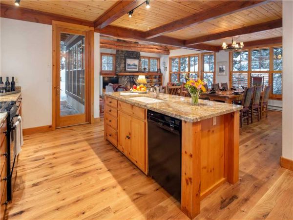 In the heart of Teton village