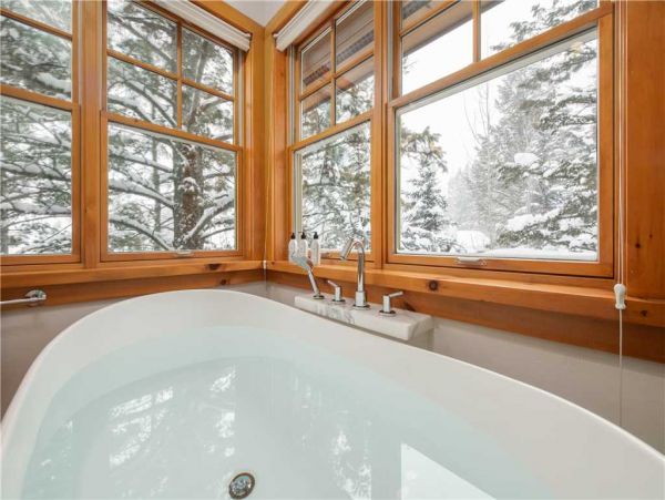 In the heart of Teton village