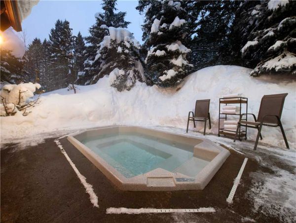 In the heart of Teton village