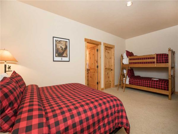 Queen   Twin Bunk Beds--Lower Level
