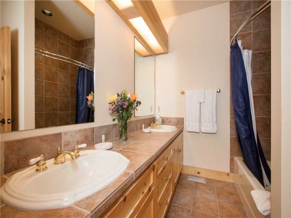 Queen/Twin Bathroom--Lower Level
