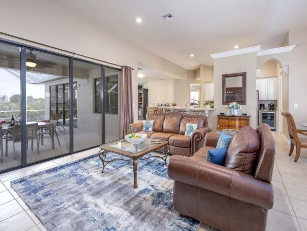 Cape Coral Vacation Rental Home with Pool and Boat Dock