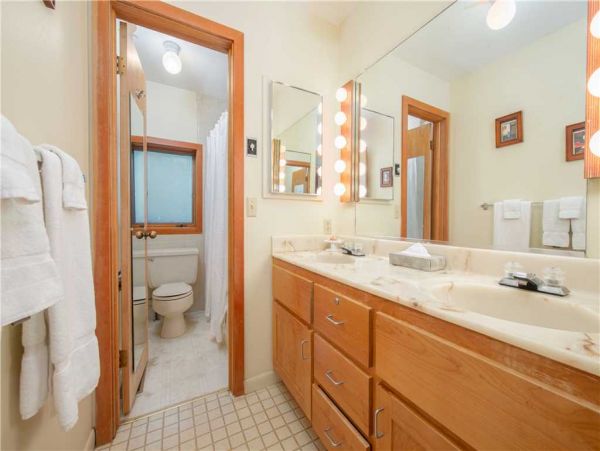 Shared Full Bath-- Lower Level