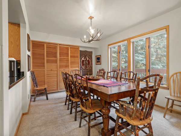 Dining Room w/ 2nd Deck/Balcony Access