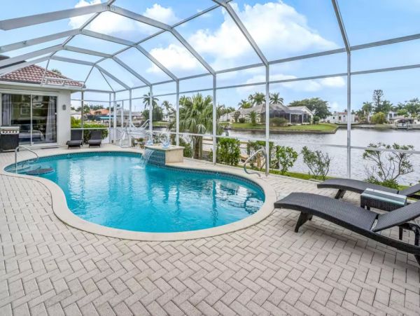 Vacation Rental Pool Home in Cape Coral with Boat Dock