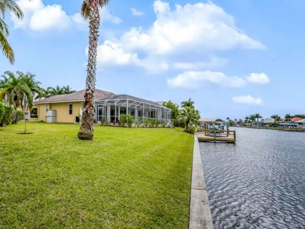 Vacation Rental Pool Home in Cape Coral with Boat Dock