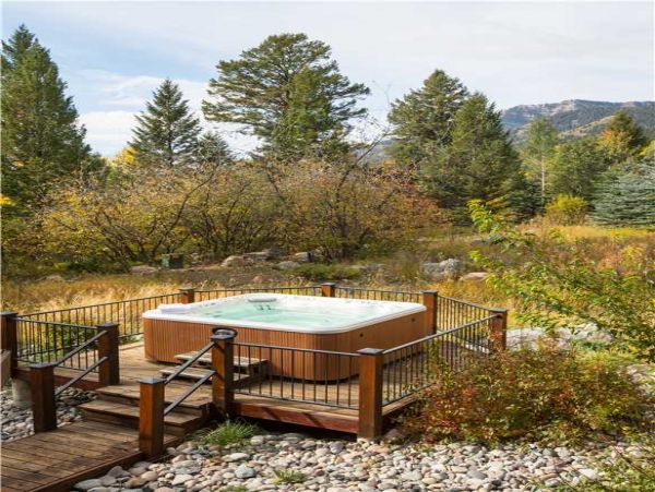 Hot Tub from Upper Deck