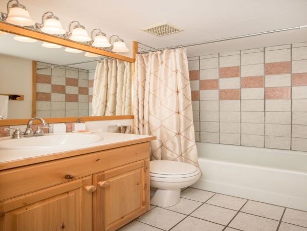 Bunk, Queen Bedroom Bathroom (Downstairs)