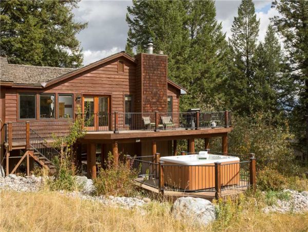 Deckside Exterior w/ Hot Tub