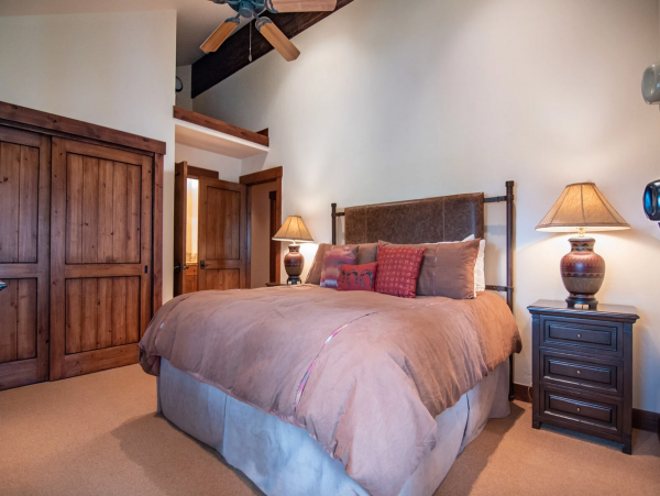 Upper Level King Bedroom with Attached Bathroom and Private Balcony
