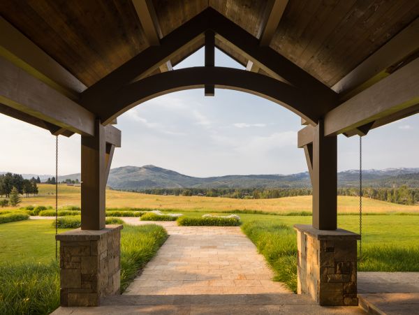 Jackson Hole Mountain View Posh Five Bedroom Rental Home