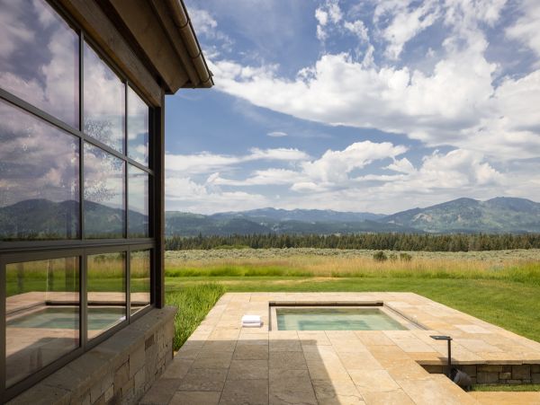 Jackson Hole Mountain View Posh Five Bedroom Rental Home