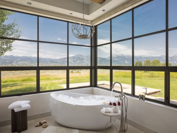 Jackson Hole Mountain View Posh Five Bedroom Rental Home