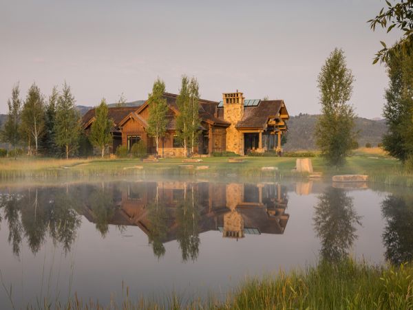 Jackson Hole Mountain View Posh Five Bedroom Rental Home
