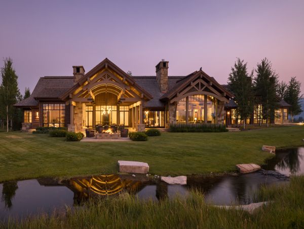 Jackson Hole Mountain View Posh Five Bedroom Rental Home