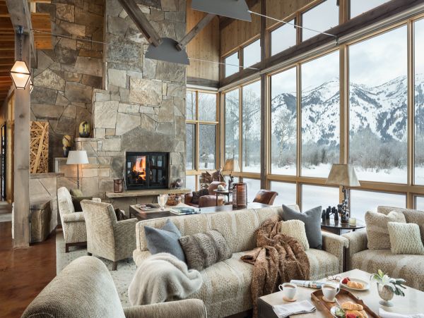 Mountain Views Jackson Hole Luxury Vacation Home.