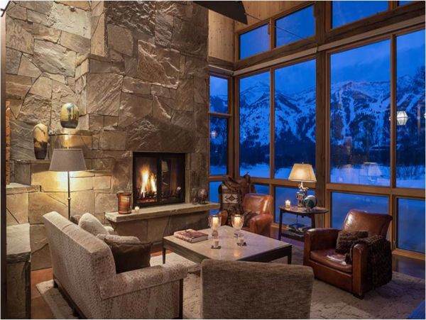 Mountain Views Jackson Hole Luxury Vacation Home.