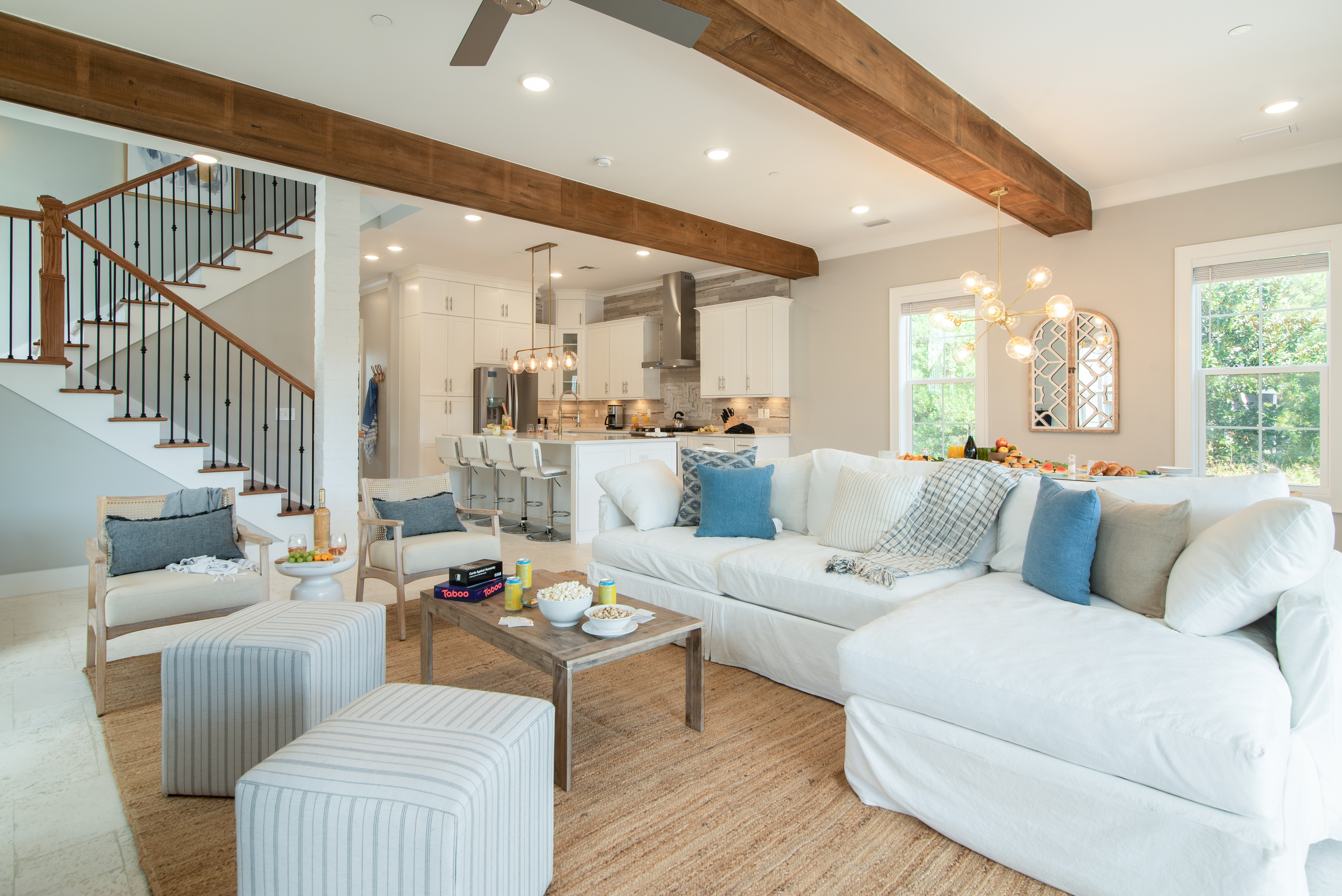Waterfront Five Bedroom Home with Hot Tub in Miramar Beach