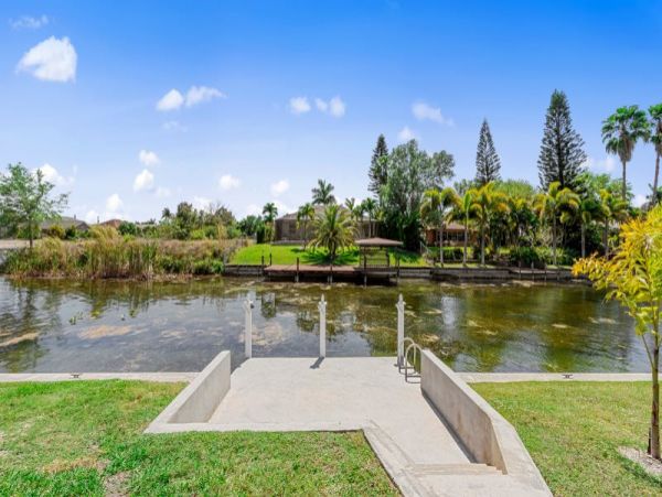 Cape Coral 3 Bedroom Home with Canal Views & Pool Sleeps 6