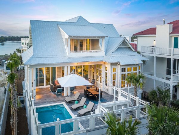 On Beach Santa Rosa Vacation Home Six Bedroom