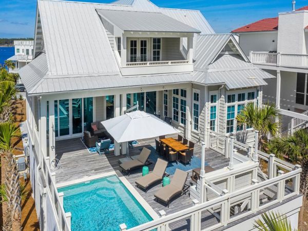 On Beach Santa Rosa Vacation Home Six Bedroom