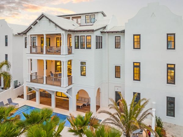 Luxurious Seagrove Beach Coastal Retreat with Gulf Views & Private Beach Access