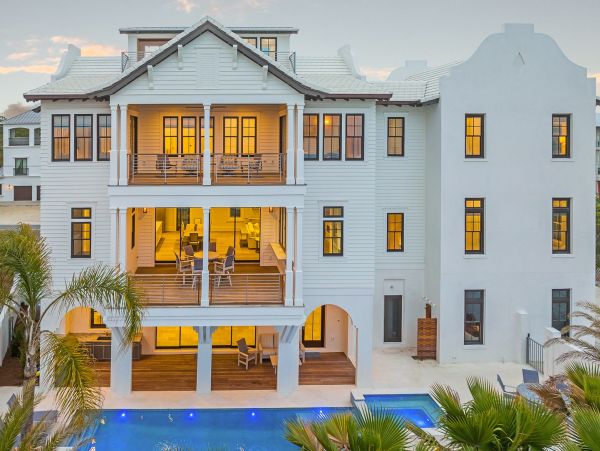 Luxurious Seagrove Beach Coastal Retreat with Gulf Views & Private Beach Access