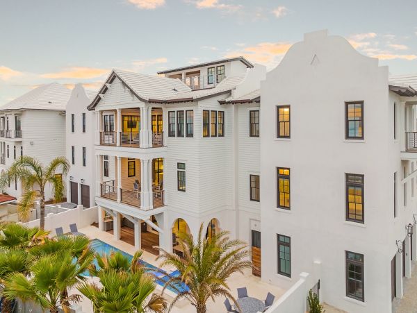 Luxurious Seagrove Beach Coastal Retreat with Gulf Views & Private Beach Access