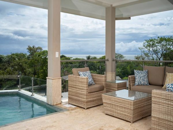 Luxury  Villa  Ocean Views Beach Club Access Playa Tamarindo