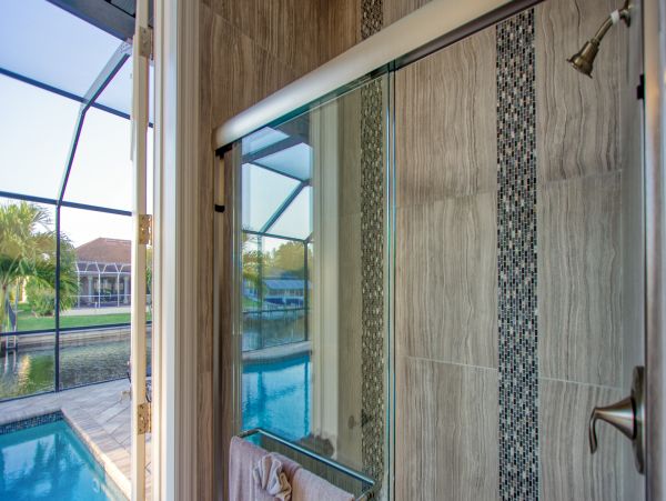 Cape Coral Vacation Home Four Bedrooms with Pool Canal View