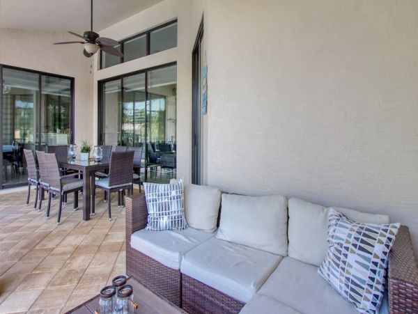 Cape Coral Vacation Home Four Bedrooms with Pool Canal View