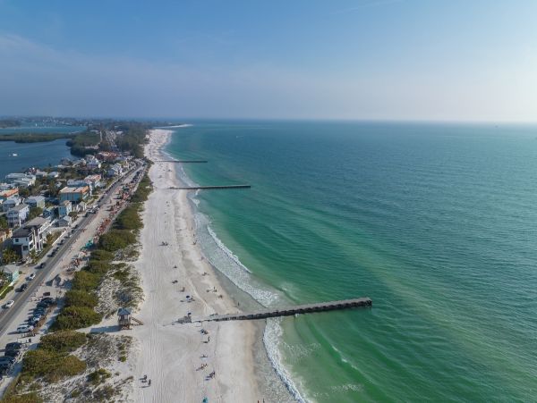 Steps From Gulf Seven Bedroom Rental Home in Bradenton Beach