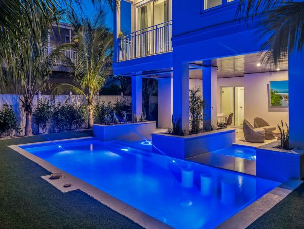 Steps From Gulf Seven Bedroom Rental Home in Bradenton Beach