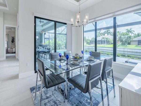 Canal Front Vacation Home in Cape Coral With Pool Sleeps 6