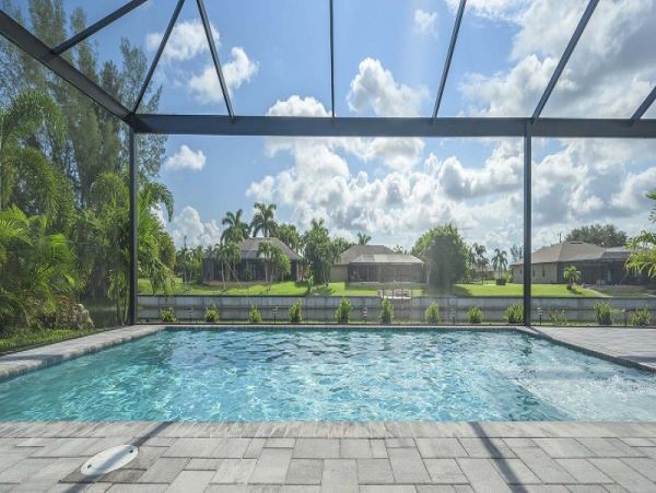 Canal Front Vacation Home in Cape Coral With Pool Sleeps 6