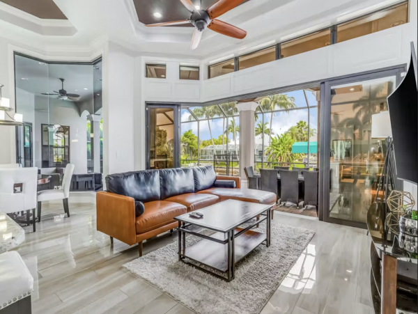 Cape Coral Luxury Villa With Private Pool & Canal Views