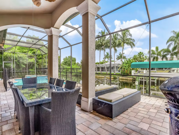 Cape Coral Luxury Villa With Private Pool & Canal Views