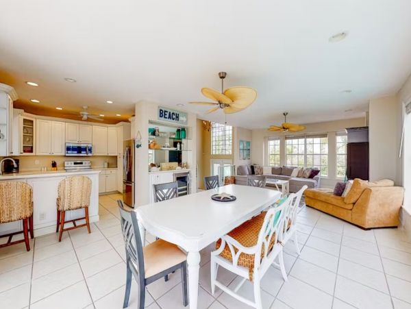 Sanibel Vacation Home Three Bedroom with Pool Canal Views