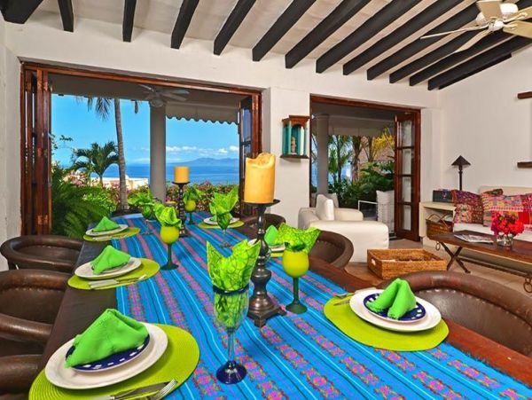 Ocean views, hillside Conchas Chinas Villa