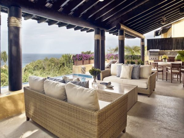 Walk to Beach Vacation Pool Home Five Bedroom in Punta Mita