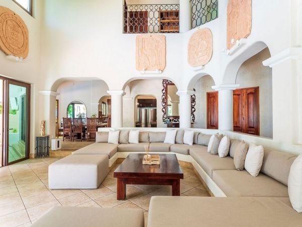 Tropical Oasis: Beachfront Villa in the Heart of Mexico's Caribbean Coast