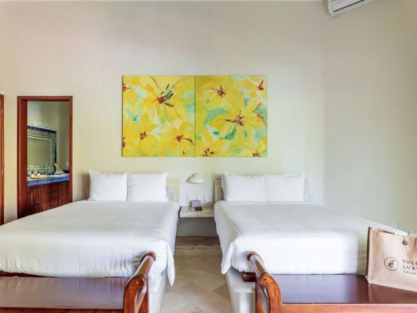 Tropical Oasis: Beachfront Villa in the Heart of Mexico's Caribbean Coast