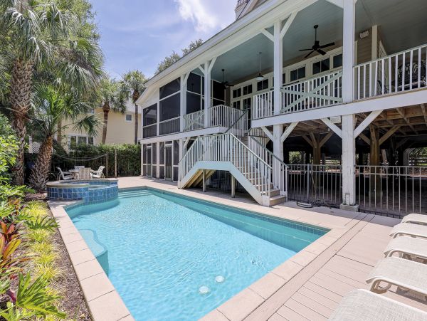 Hilton Head Vacation Rental - North Forest Beach Dog-Friendly Home with Pool