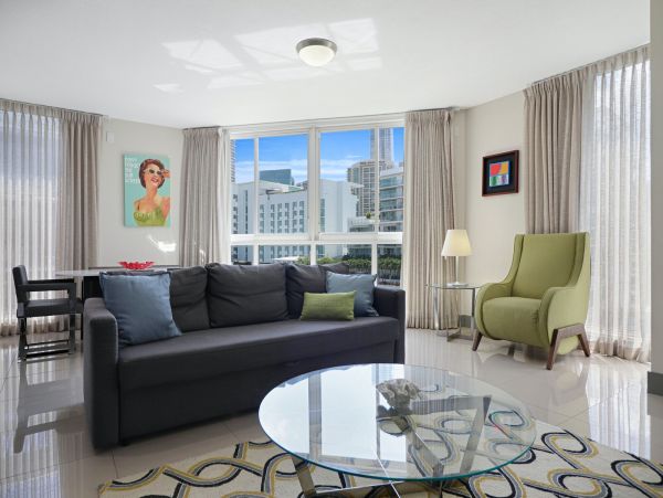 Posh Two Bedroom Vacation Rental Condo in Miami