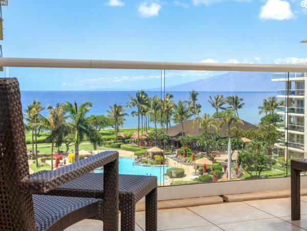 Kaanapali Vacation Beach Condo Sleeps 6 Guests Ocean Views